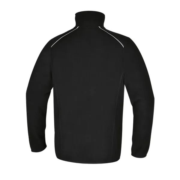 7636N LMICROFLEECE TRUI, ZWART *ACTIE*