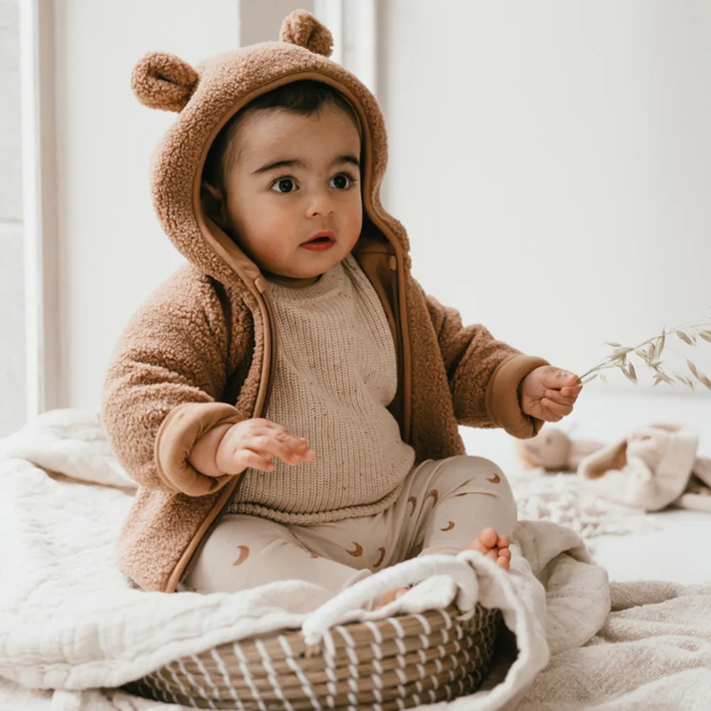   A Tiny Story baby jacket teddy Bruin 1