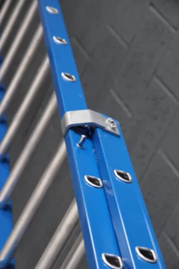 ASC XD opsteekladder 2x12 recht met stabiliteitsbalk