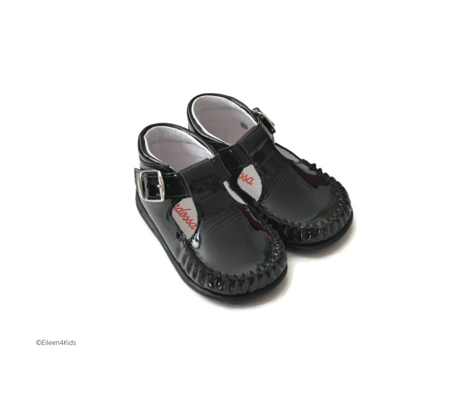 Bardossa – kinderschoen – Kiba – lak leer – zwart