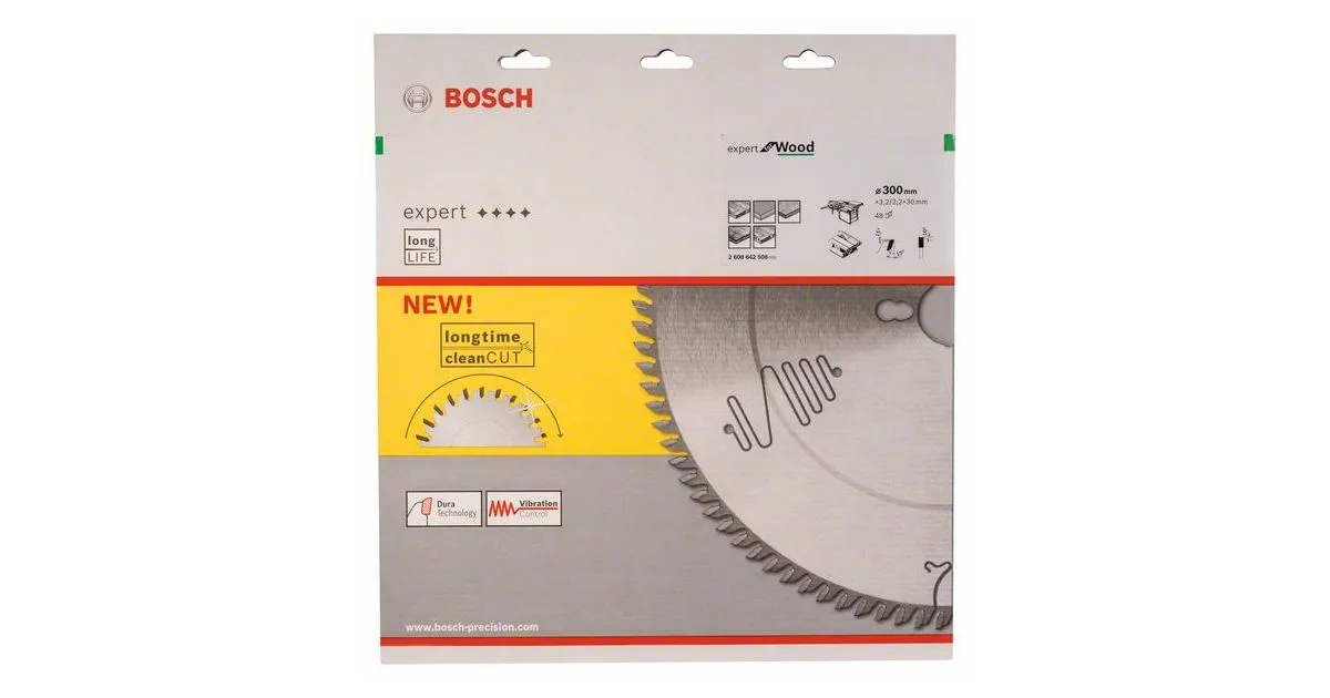 BOSCH Zaagblad Expert voor Hout 300 x 30 x 3,2 mm, 48 2608642508