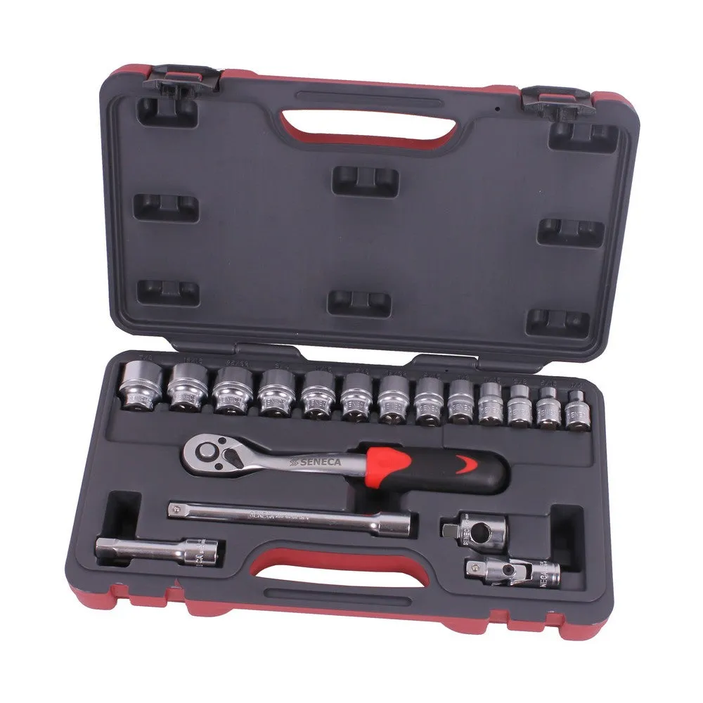 Doppendoos 3/8'' 18 delig sae