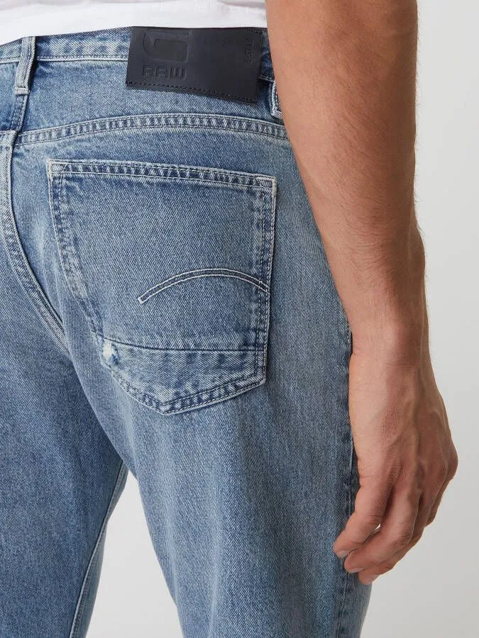 GSTAR RAW TRIPLE A REGULAR STRAIGHT FIT JEANS SUN FADED AIR FORCE BLUE