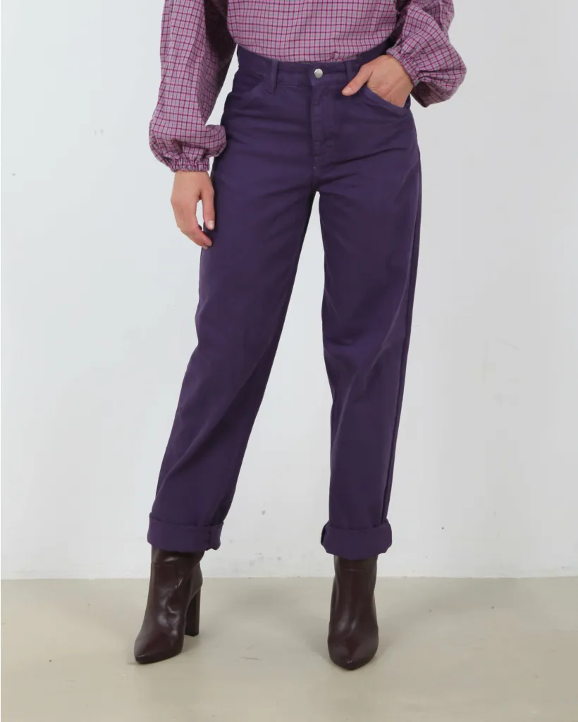 Jeans relaxed fit violet