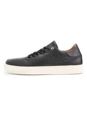 Leren sneakers "Tren St." zwart
