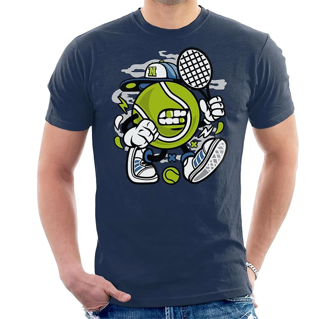 LETS PLAY TENNIS MANNEN TSHIRT