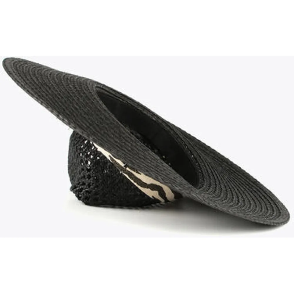   Lola Casademunt Cowboyhoed met decoratief lint Zwart KL