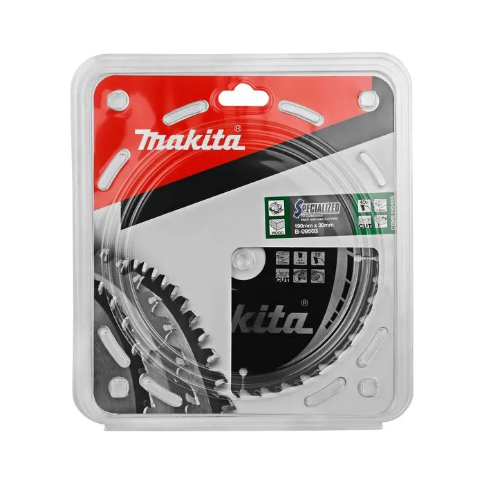 MAKITA B09503 CIRKELZAAGBLAD HOUT (NOEST/SPIJKER)