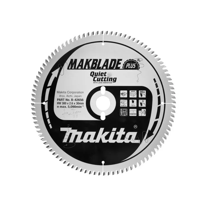 MAKITA B42656 TAFELZAAGBLAD MDF / GEMELAMINEERDE PLAAT