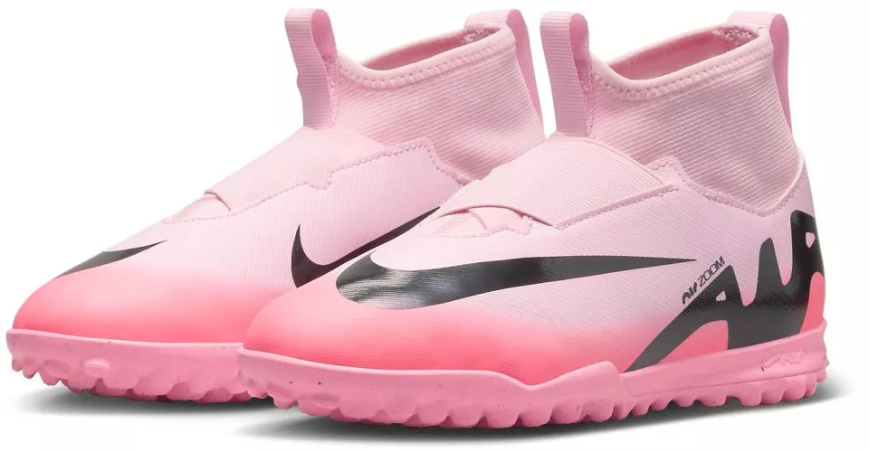 Nike Voetbalschoen Zoom Mercurial Superfly 9 Academy TF Roze Kinderen