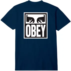 Obey Eyes Icon 2 T-Shirt Navy
