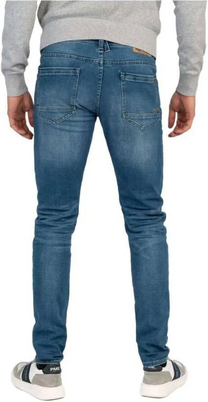 PME Legend Grijze Linkerhand Tailwheel Skinny Jeans Blauw Heren