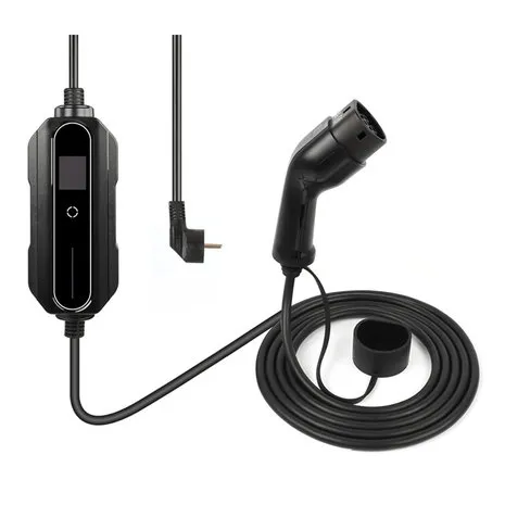 PREMIUM INSTELBARE MOBIELE LADER/LAADKABEL STOPCONTACT TYPE 2 1FASE 6A16A 1,3KW3,6KW VOOR HYUNDAI KONA
