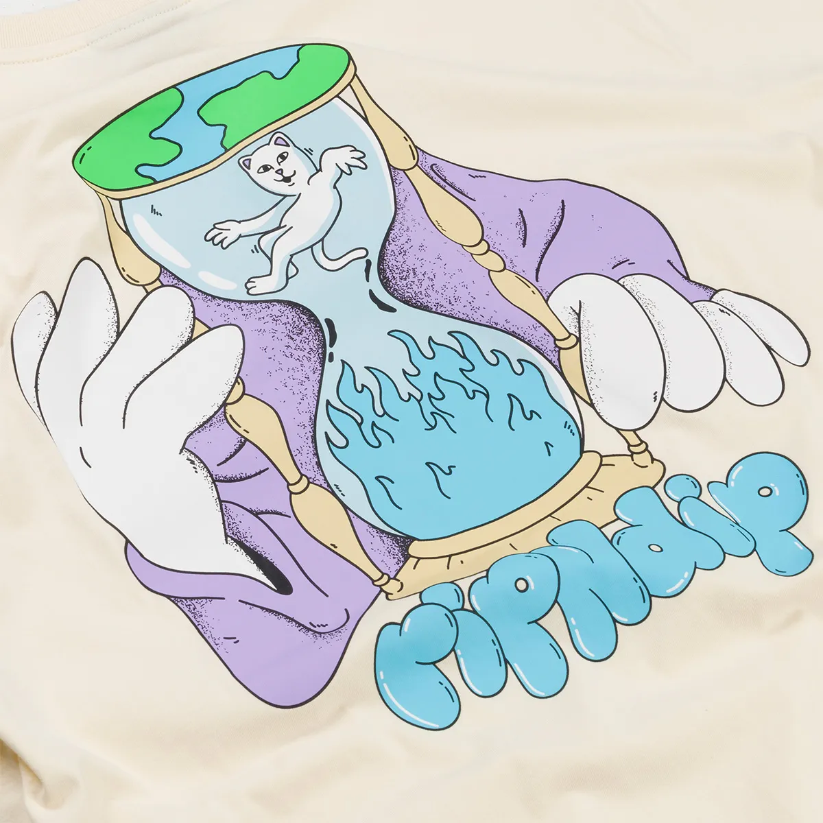 RIPNDIP TIME TURNER TSHIRT NATURAL