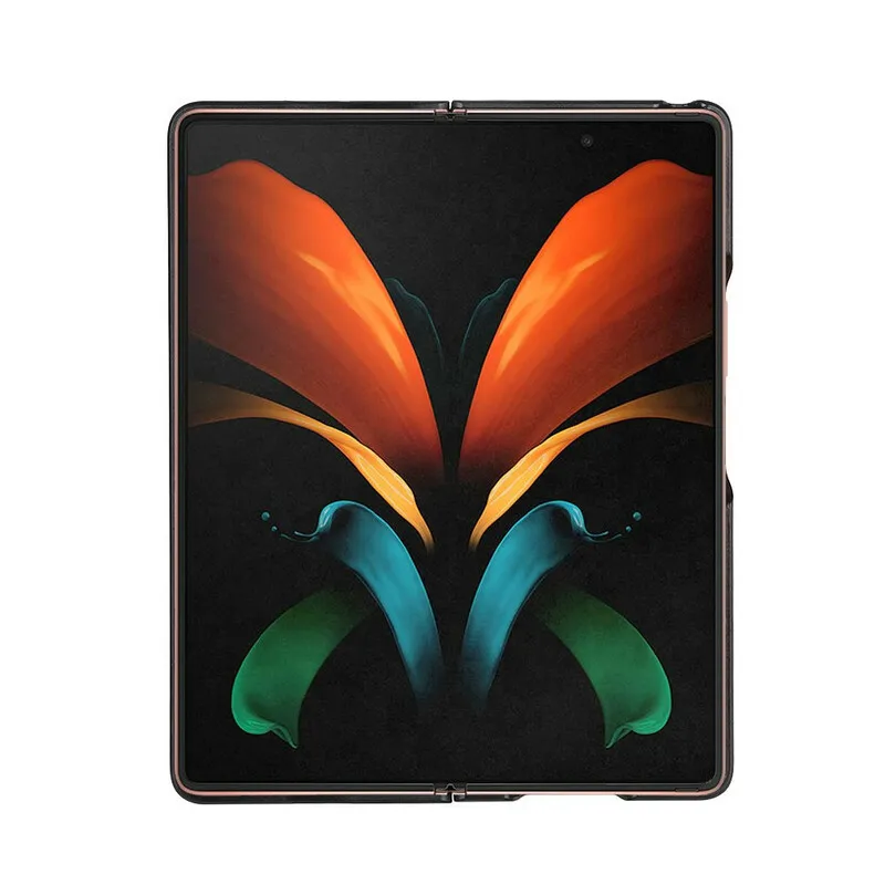 Samsung Galaxy Z Fold2 Echt lederen hoesje krokodil