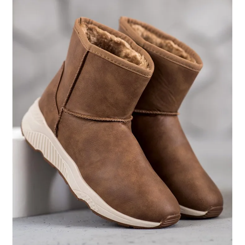 SHELOVET Comfortabele snowboots bruin