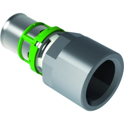 SkinPress New Messing overgangskoppeling 40 mm pers x 3/4" bi.dr.