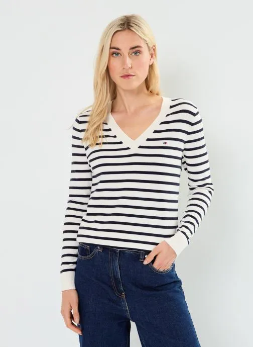      TOMMY HILFIGER CO JERSEY STITCH VN  WIT   
