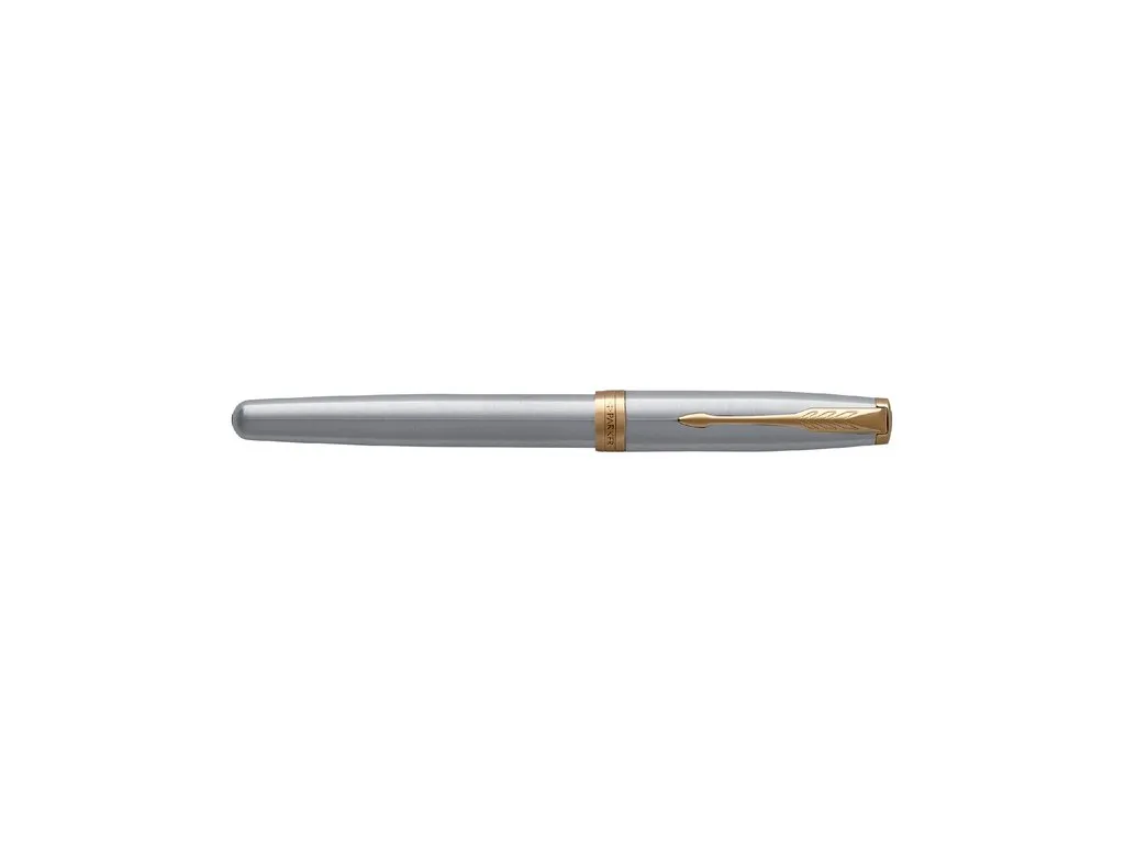 Vulpen Parker Sonnet stainless steel GT fijn