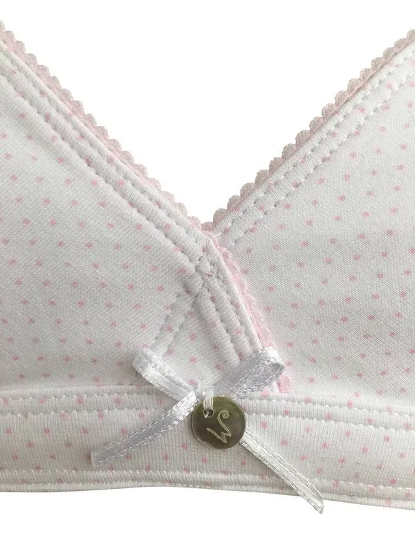 WOODY BHTJE WIT PINK DOTS NEW