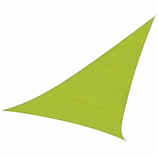 ZONNEZEIL  DRIEHOEK  5 X 5 X 5 M  KLEUR: LICHTGROEN (GSS3500LG)