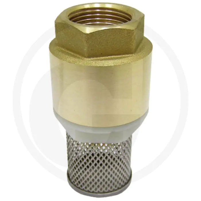 Zuigkorf + voetklep 1 1/4" binnendraad